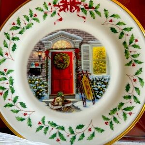 Lennox annual 2005  holiday collector plate.